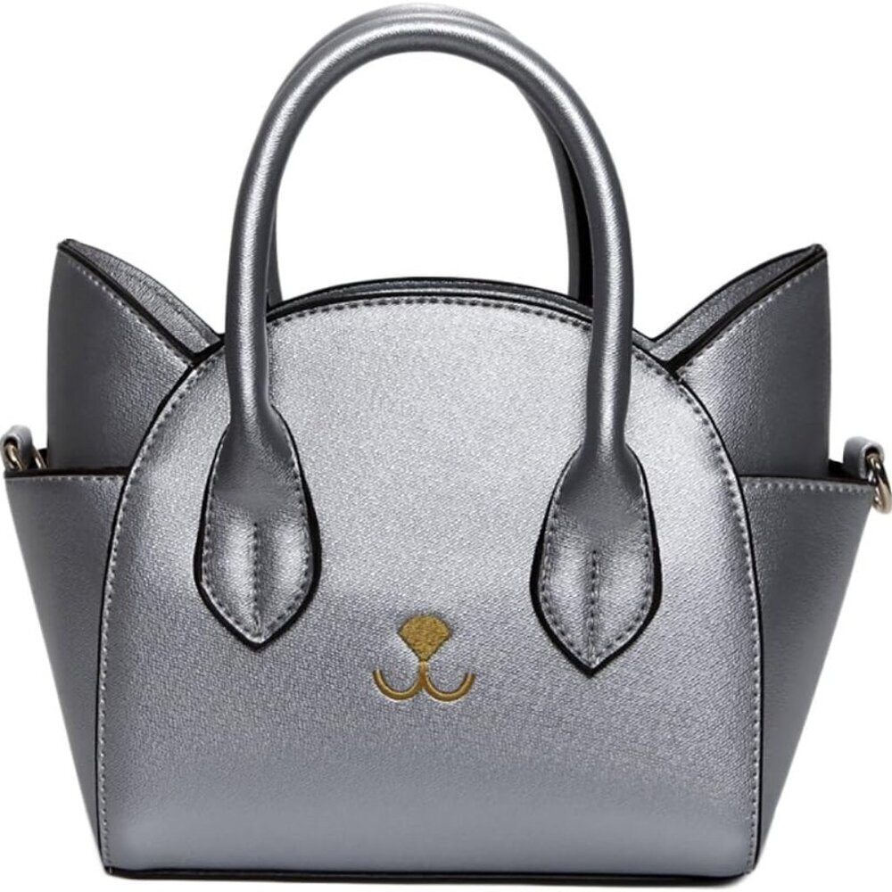 Cat Purse for Women Leather Small Crossbody Shoulder Bag Tote Gift